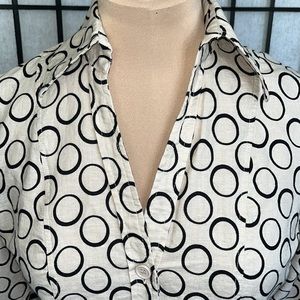 Harve Benard Linen Blend Blouse S